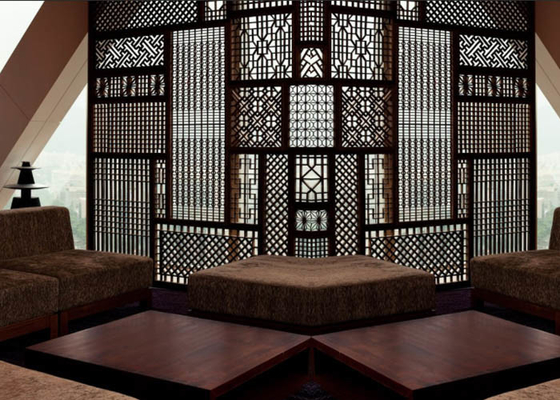 China Paneles decorativos verticales / plegables de paneles de metal decorativos personalizados proveedor