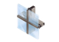 Paredes de cortina de aluminio esmaltadas convenientes flexibles con los tratamientos superficiales grabados en relieve del modelo proveedor