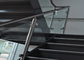 Verja de cristal modificada para requisitos particulares de la escalera del diseño, verja de cristal del acero inoxidable de la estética proveedor