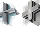 Perfiles de aluminio de fácil limpieza para muro cortina, muro cortina unitizado certificado GB proveedor