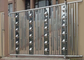 Puerta frontal de acero inoxidable de alta resistencia, puerta de entrada de acero inoxidable colores personalizados proveedor